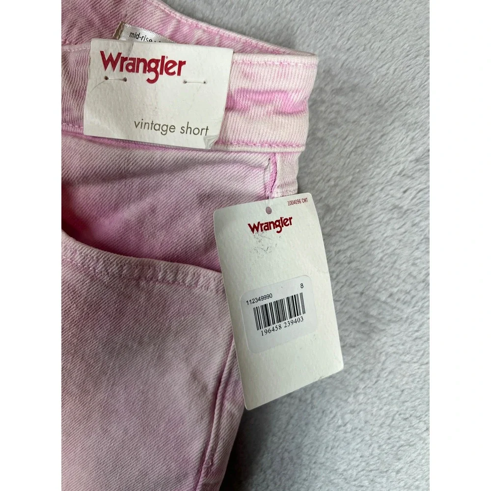 Wrangler Pink Denim Jean Shorts